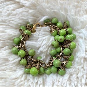 Lenore Dame Jewelry Bracelet Green Gold